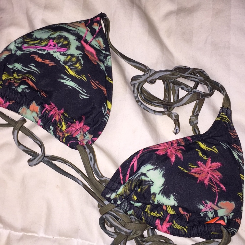 (2for$20)hurley tie swim top